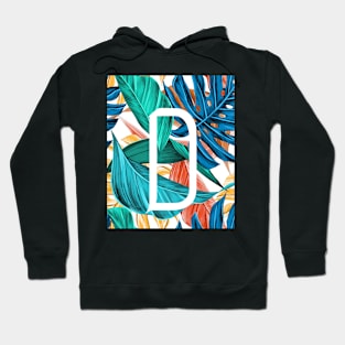 Tropical Alphabet “D” Hoodie